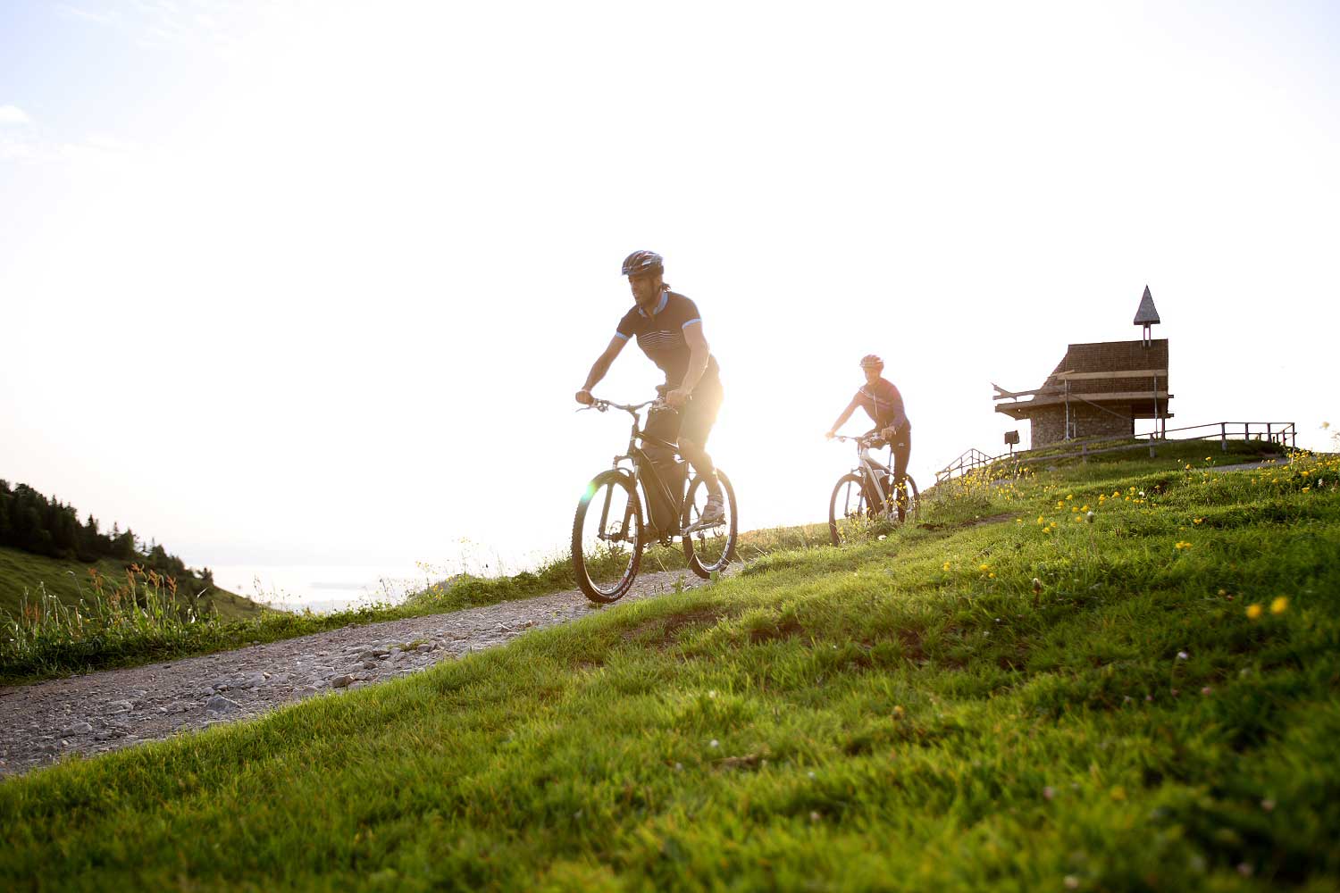 Mountainbilen an der Kampenwand